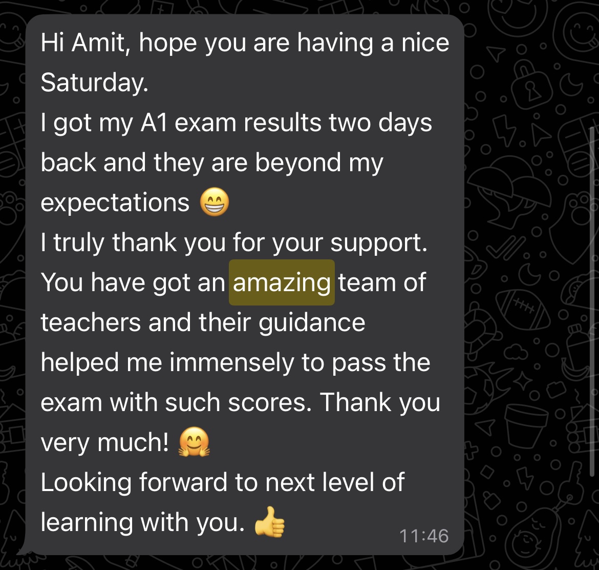 Appreciation 25