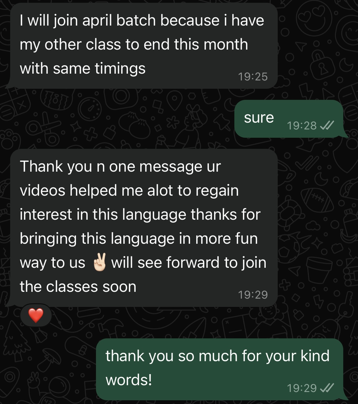 Appreciation 3